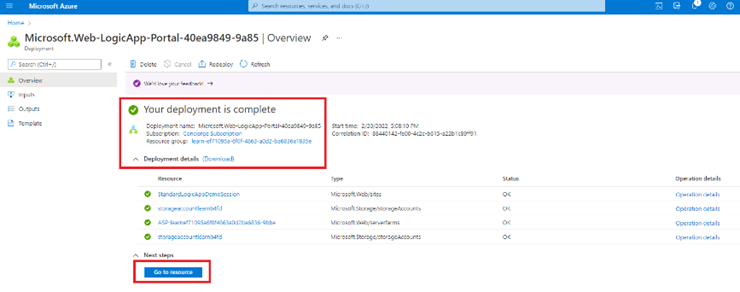 Microsoft Standard Logic Apps